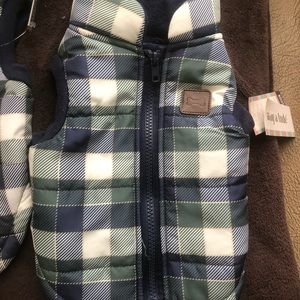 PLAID DOG PUFFY VEST - WAG-A-TUDE